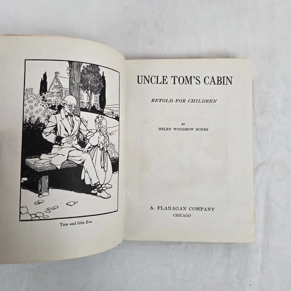 Uncle Toms Cabin Retold for Children 1914 Illustrated Hardcover Beecher Stowe